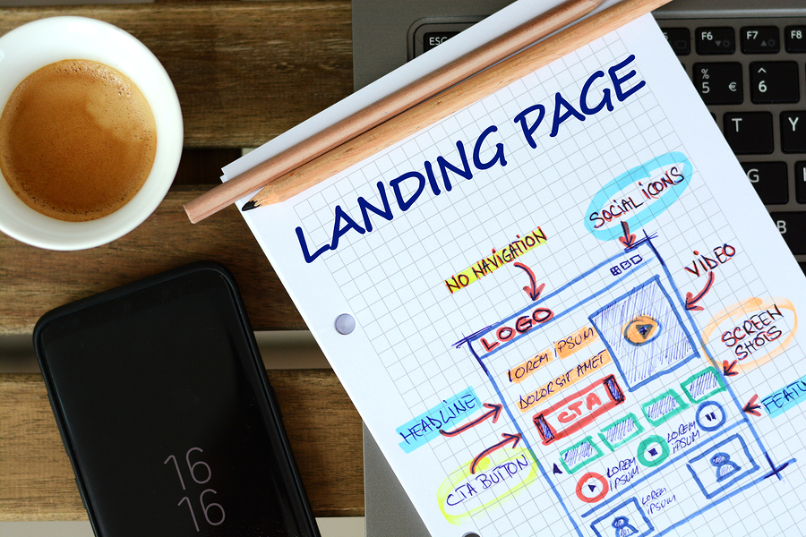 Website Landing Page  Development - 