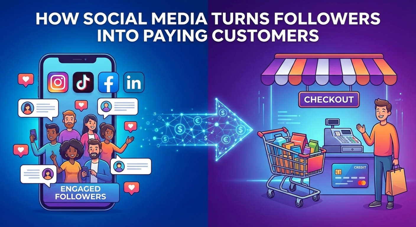 How Social Media Can Turn Followers into Paying Customers?