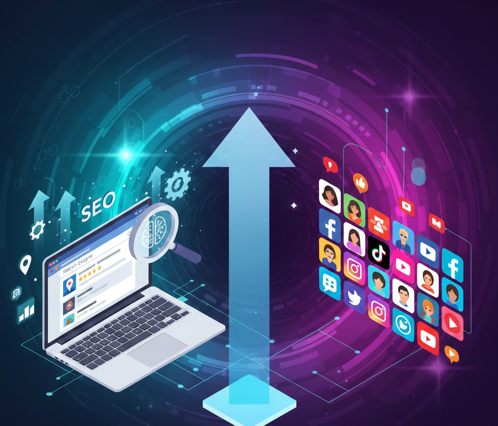 Why Every Local Business Needs Both SEO and Social Media Marketings