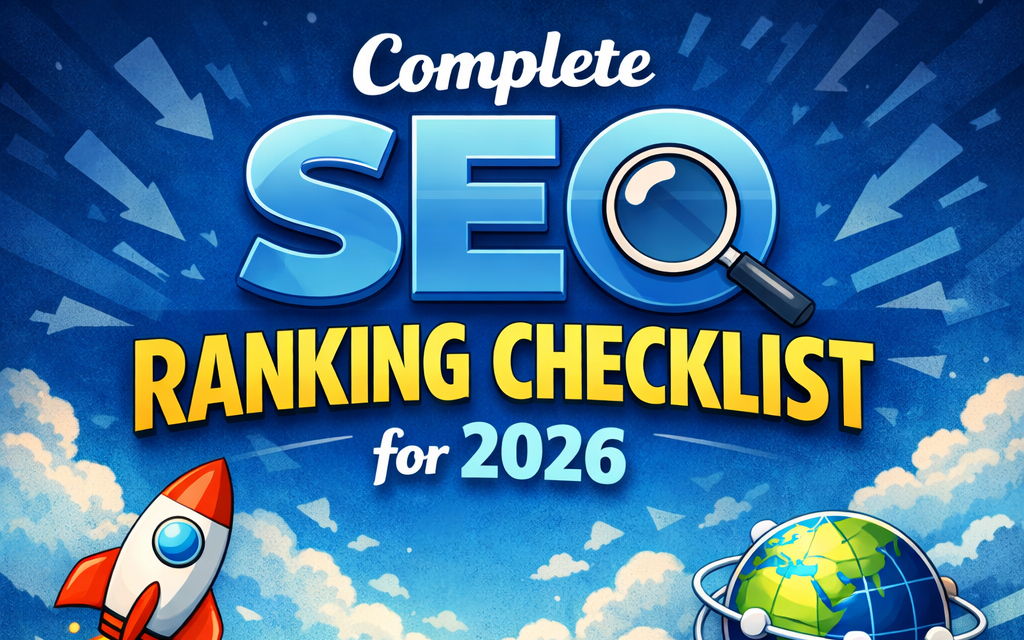 Complete SEO Ranking Checklist for 2026 – Must-Have Optimization Steps