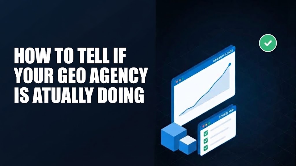 How to Tell If Your GEO Agency Is Actually Doing a Good Job?