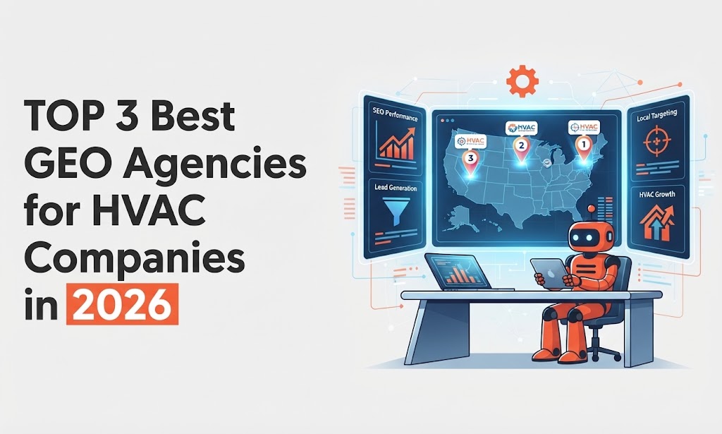 TOP 3 Best GEO Agencies for HVAC Companies in 2026